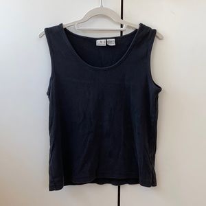 Black tank top
